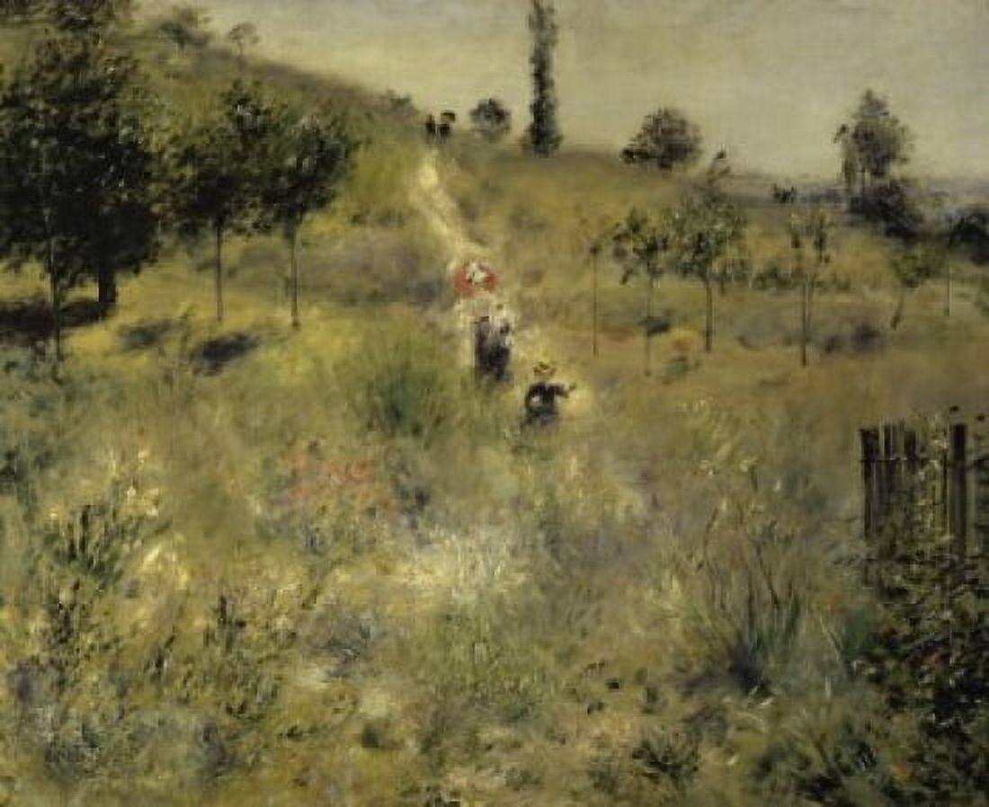 Posterazzi Path Through the Tall Grasses (Chemin Montant dans les Hautes Herbes) 1826-1877 Pierre-Auguste Renoir Oil on Canvas Musee dOrsay Paris Canvas Art - Pierre-Auguste Renoir (24 x 36