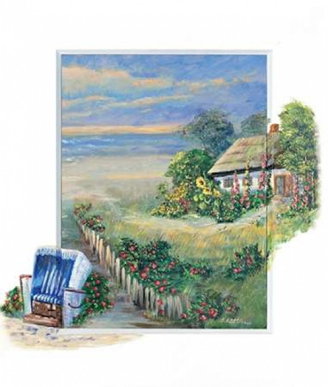 Posterazzi Path to the beach Canvas Art - Katharina Schottler (24 x 24)