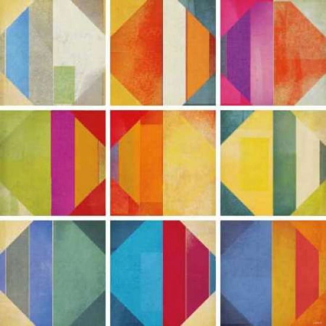 Posterazzi Pattern Tiles II Canvas Art - NOAH (24 x 24)