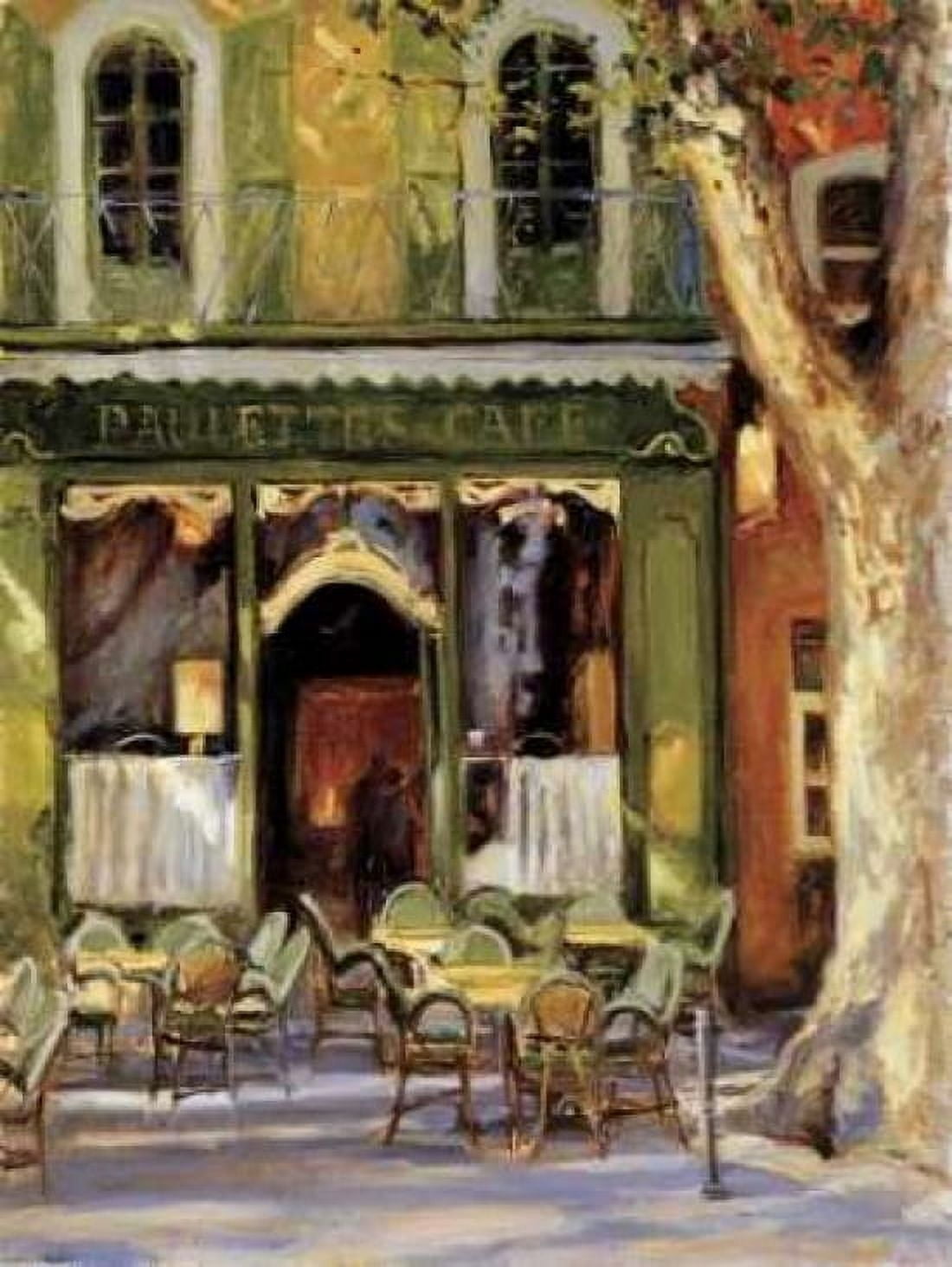 Posterazzi Paulettes Cafe Canvas Art - Keith Wicks (18 x 24)