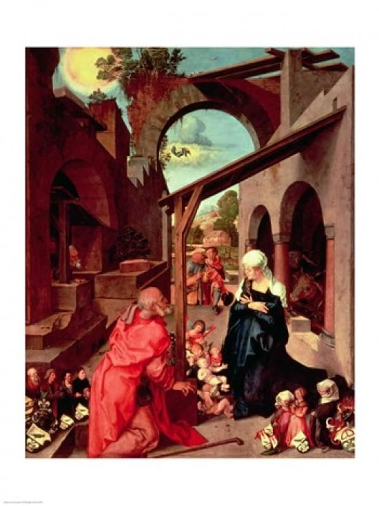 Posterazzi Paumgartner Altarpiece c1500 Canvas Art - Albrecht Durer (24 x 36)