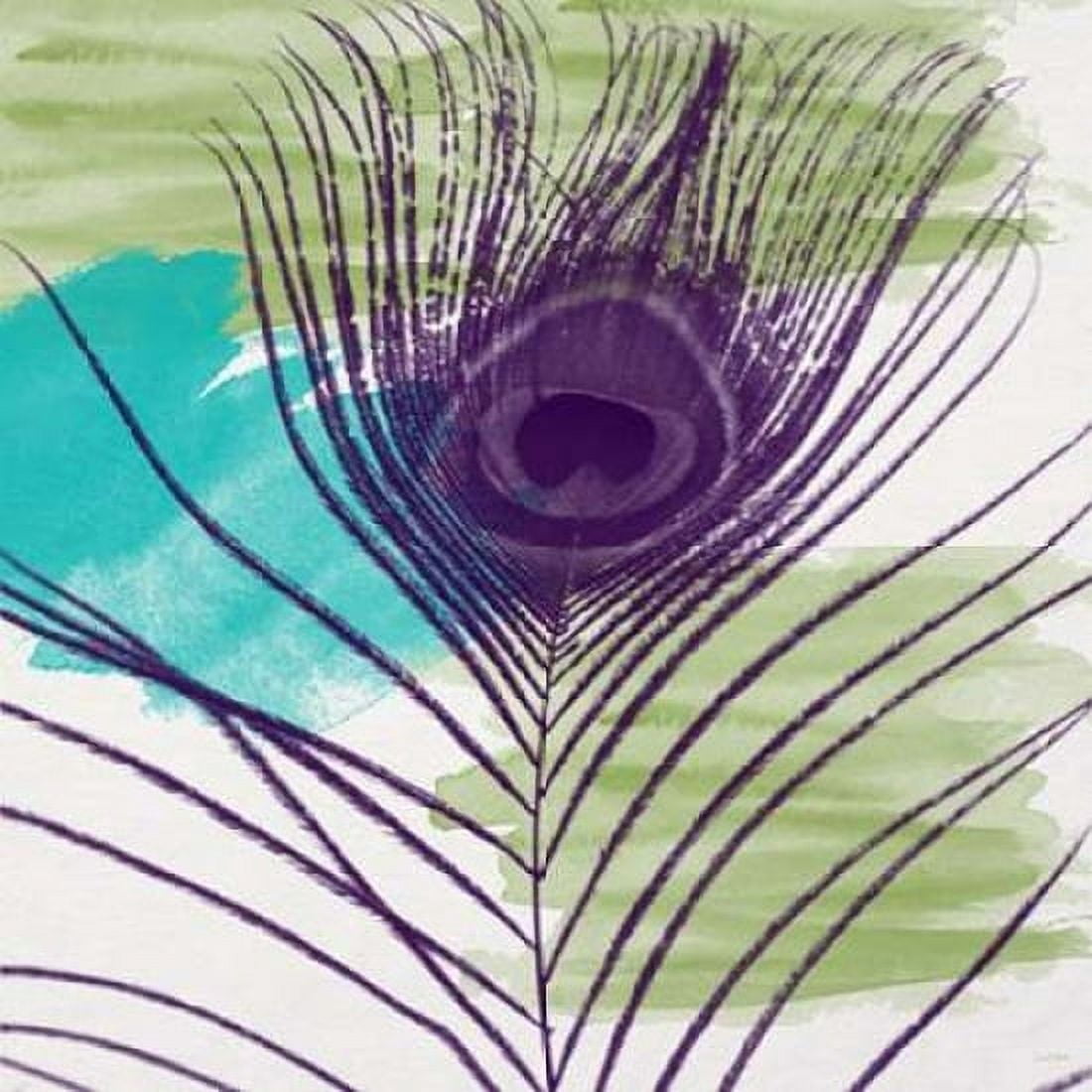 Posterazzi Peacock II Canvas Art - Linda Woods (24 x 24)