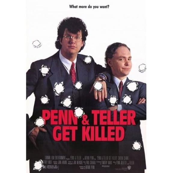 Posterazzi Penn & Teller Get Killed Movie Poster