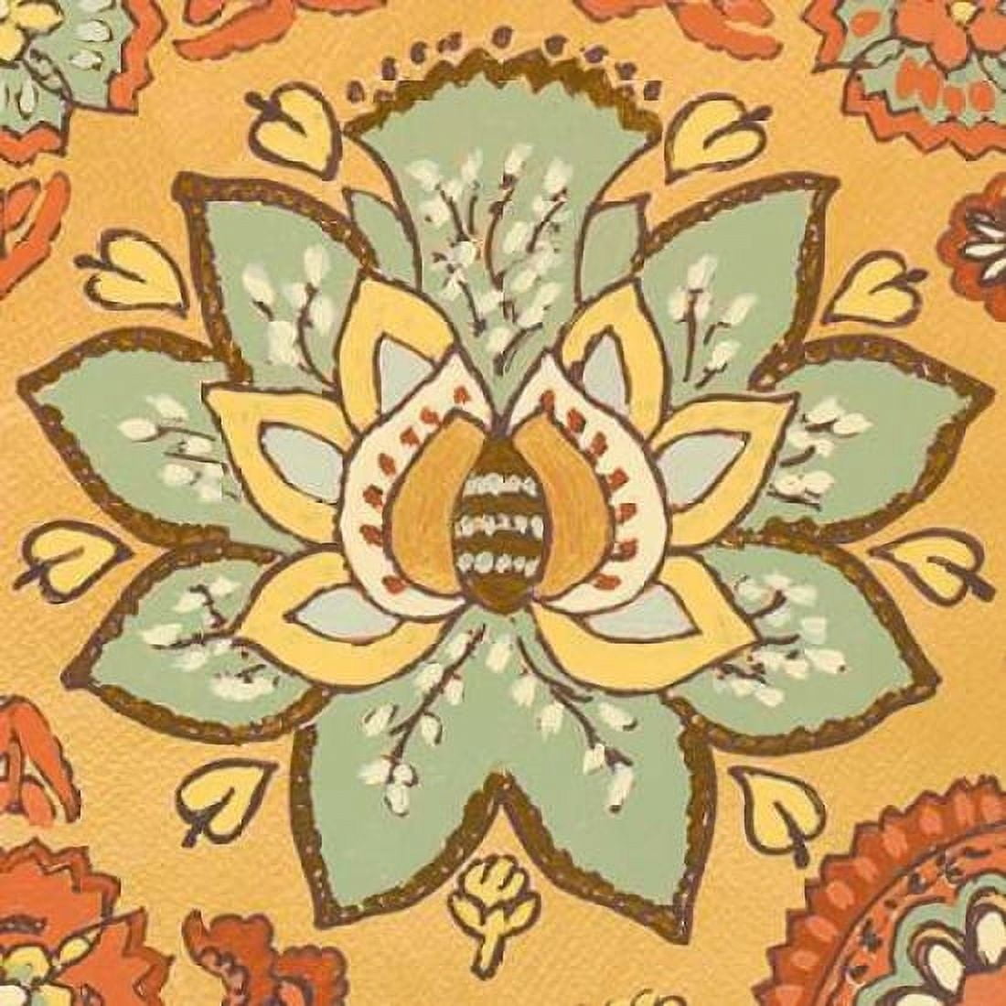 Posterazzi Persian Floral IV Canvas Art - Lanie Loreth (24 x 24)