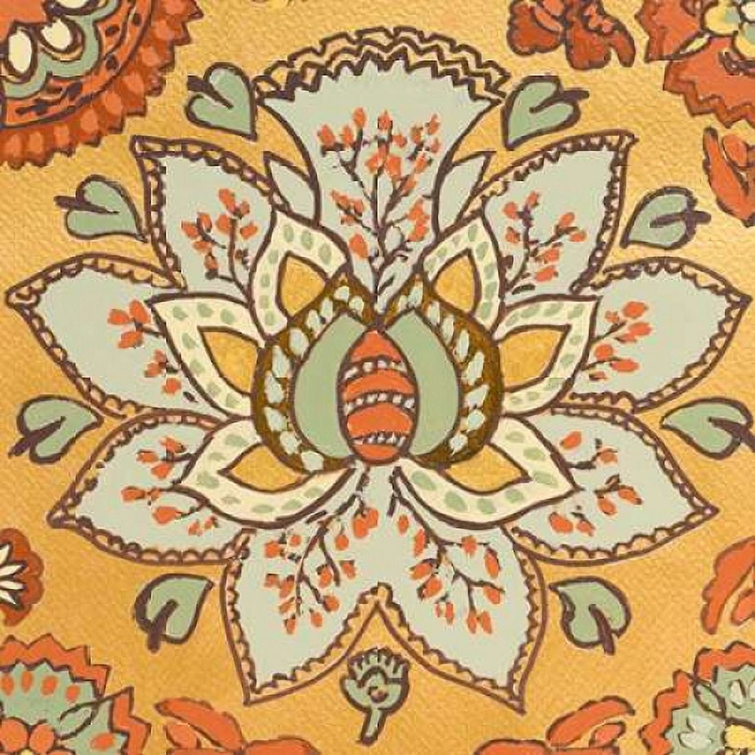 Posterazzi Persian Floral V Canvas Art - Lanie Loreth (24 x 24)