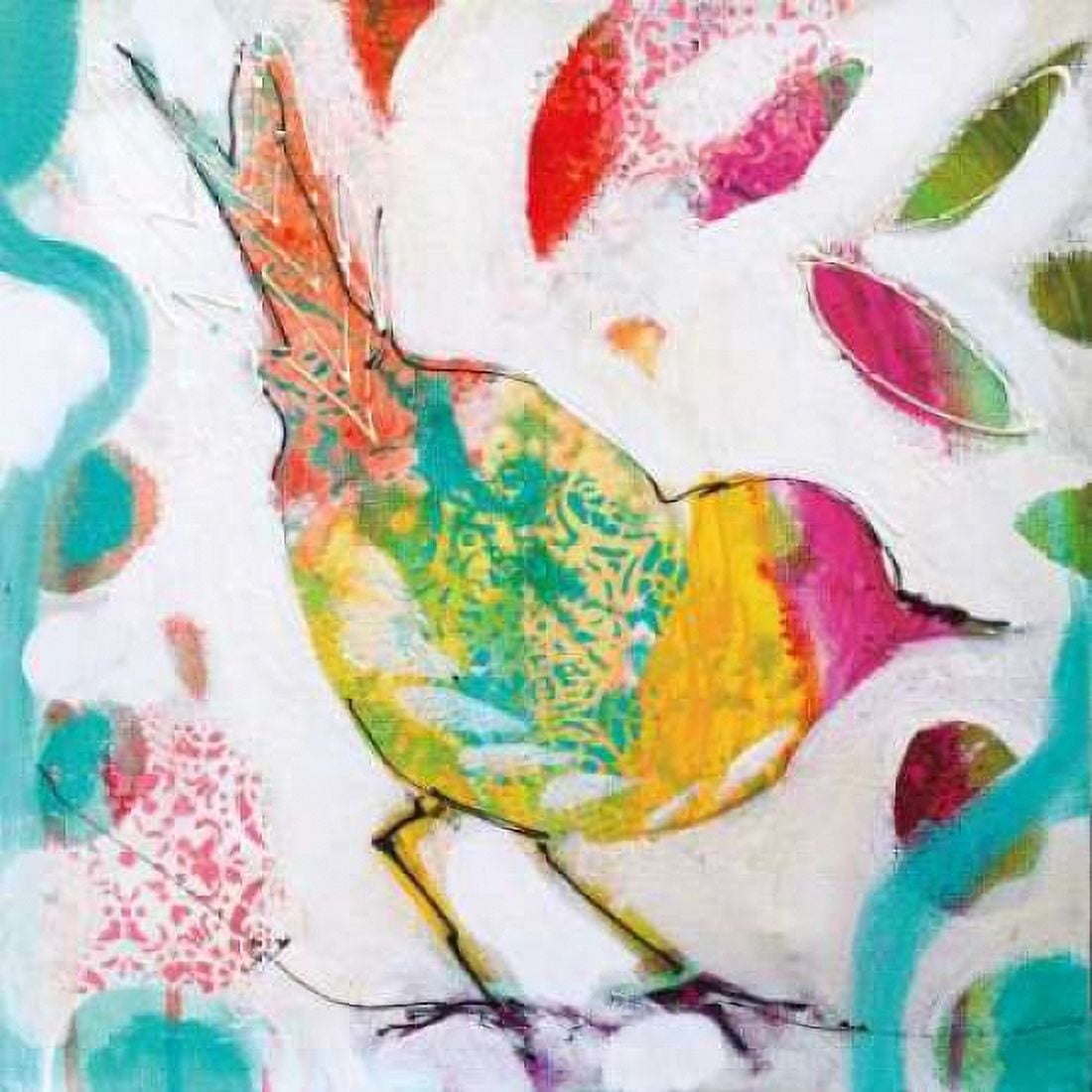 Posterazzi Petite Bird IV Canvas Art - Amanda J Brooks (24 x 24)