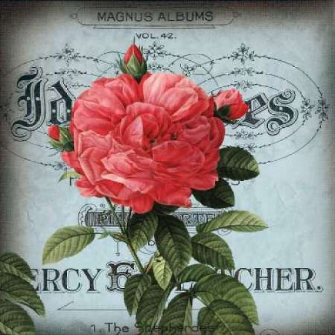 Posterazzi Petite Rose I Canvas Art - Sabine Berg (24 x 24)