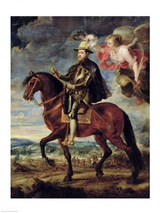 Posterazzi Philip II Canvas Art - Peter Paul Rubens (24 x 36)