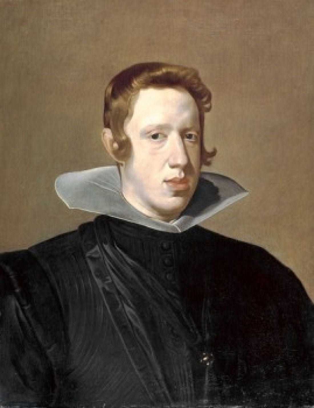 Posterazzi Philip IV by Diego Velazquez 1599-1660 Canvas Art - Diego Velazquez (24 x 36)