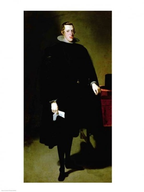 Posterazzi Philip IV of Spain Canvas Art - Diego Velazquez (24 x 36)