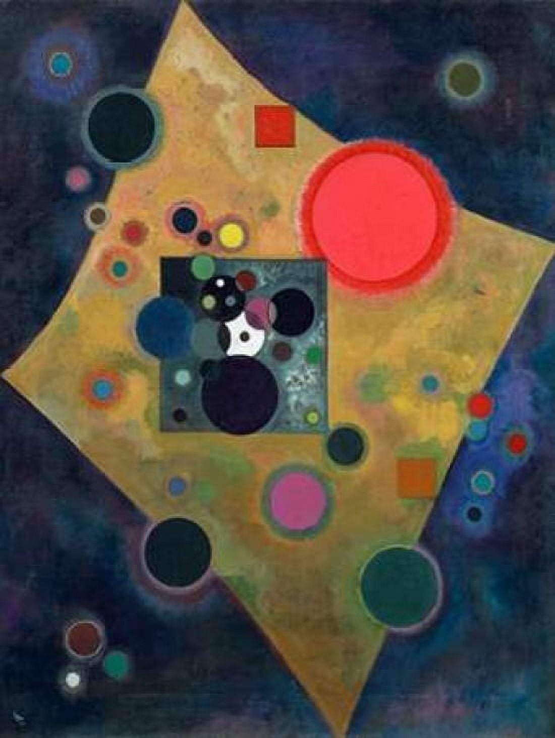 Posterazzi Pink Accent Canvas Art - Wassily Kandinsky (22 x 28)