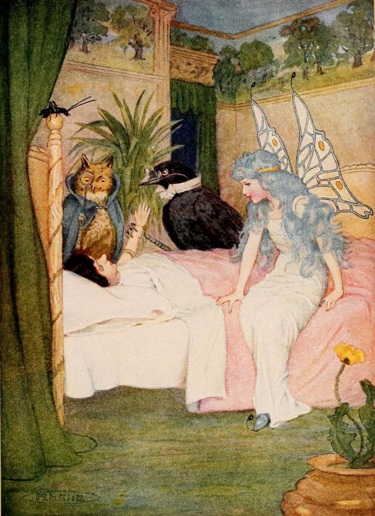Posterazzi Pinnochio 1920 The crow felt Pinnochios pulse Canvas Art - Maria Kirk (24 x 36)