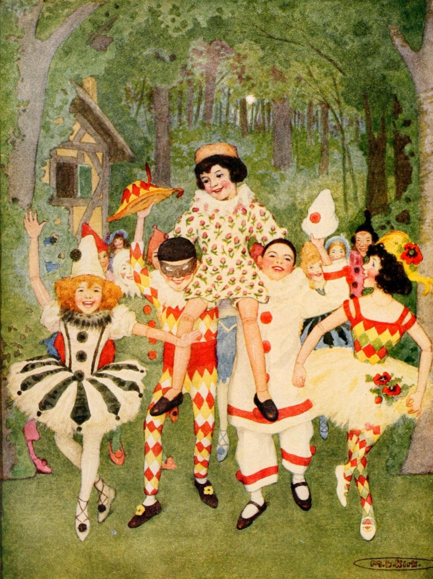 Posterazzi Pinnochio 1920 They carried Pinnochio in triumph Canvas Art - Maria Kirk (24 x 36)