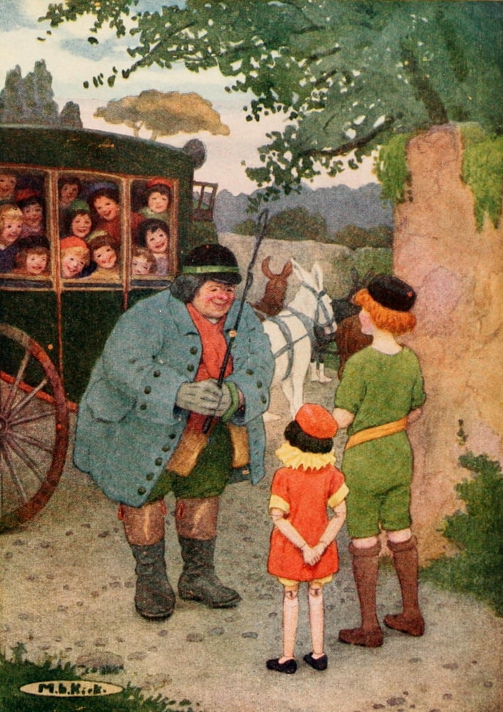 Posterazzi Pinnochio 1920 Would you like to go Canvas Art - Maria Kirk (24 x 36)