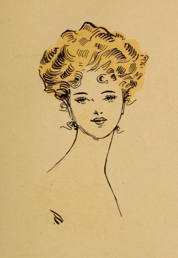 Posterazzi Pippins & peaches 1909 Woman smiling Canvas Art - Penrhyn Stanlaws (24 x 36)