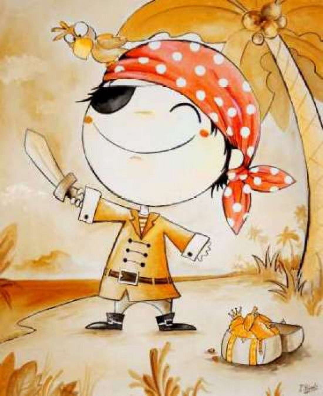 Posterazzi Pirate Canvas Art - Diana Vicedo (20 x 24)