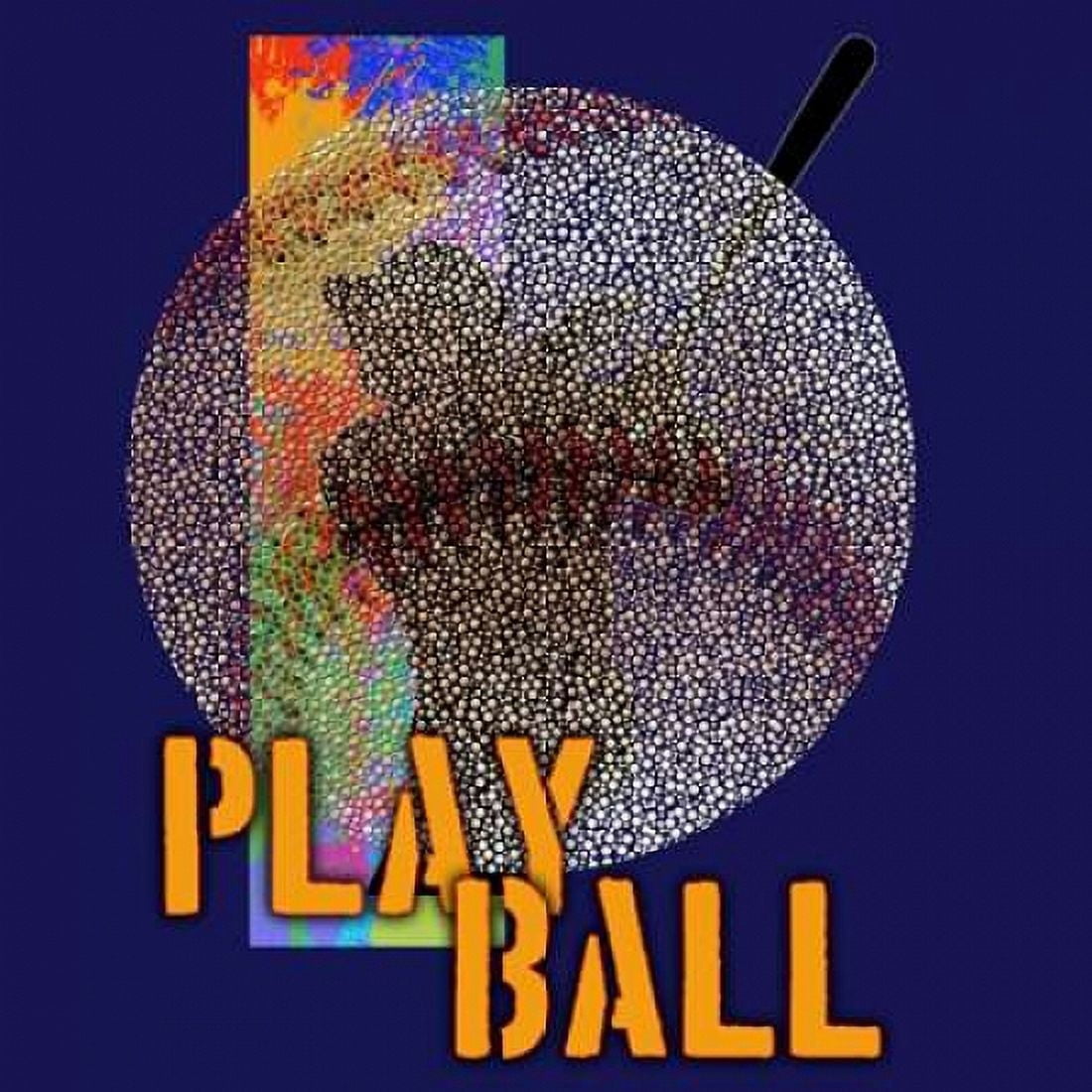 Posterazzi Play Baseball - Blue Canvas Art - Jim Baldwin (24 x 24)