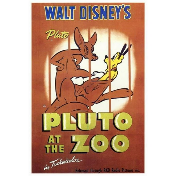 Posterazzi  Pluto at the Zoo Movie Poster - 27 x 40 in.