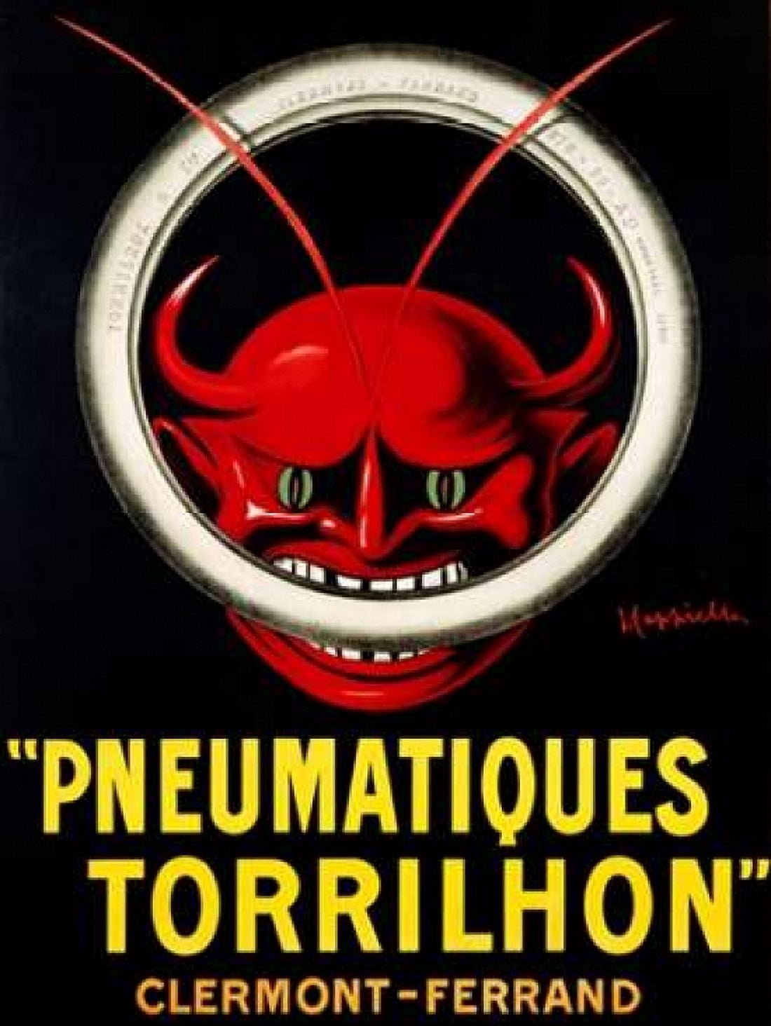 Posterazzi Pneumatiques Torrilhon Canvas Art - Leonetto Cappiello (22 x 28)