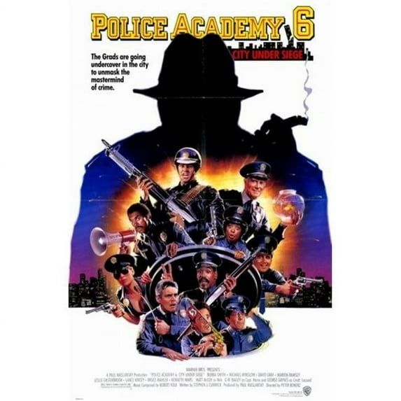 Posterazzi Police Academy 6 City Under Siege Movie Poster - 11 x 17 in.
