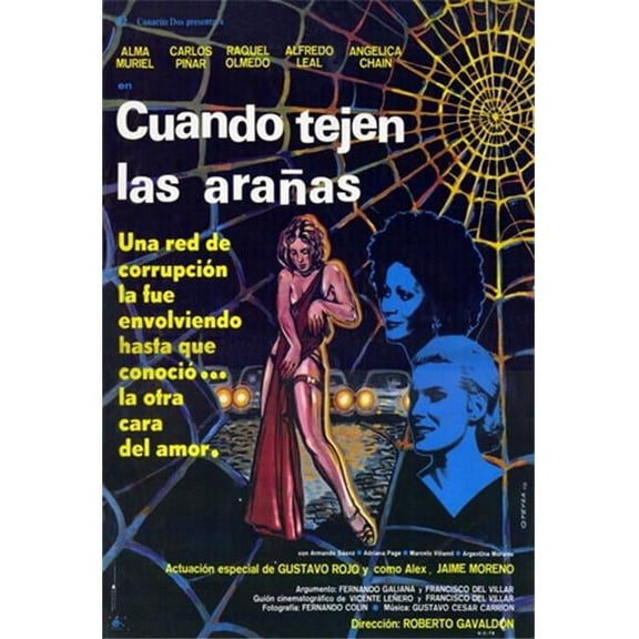Posterazzi Pop Culture Graphics  Cuando Tejen Las Aranas Movie Poster - 11 x 17 in. - Medium