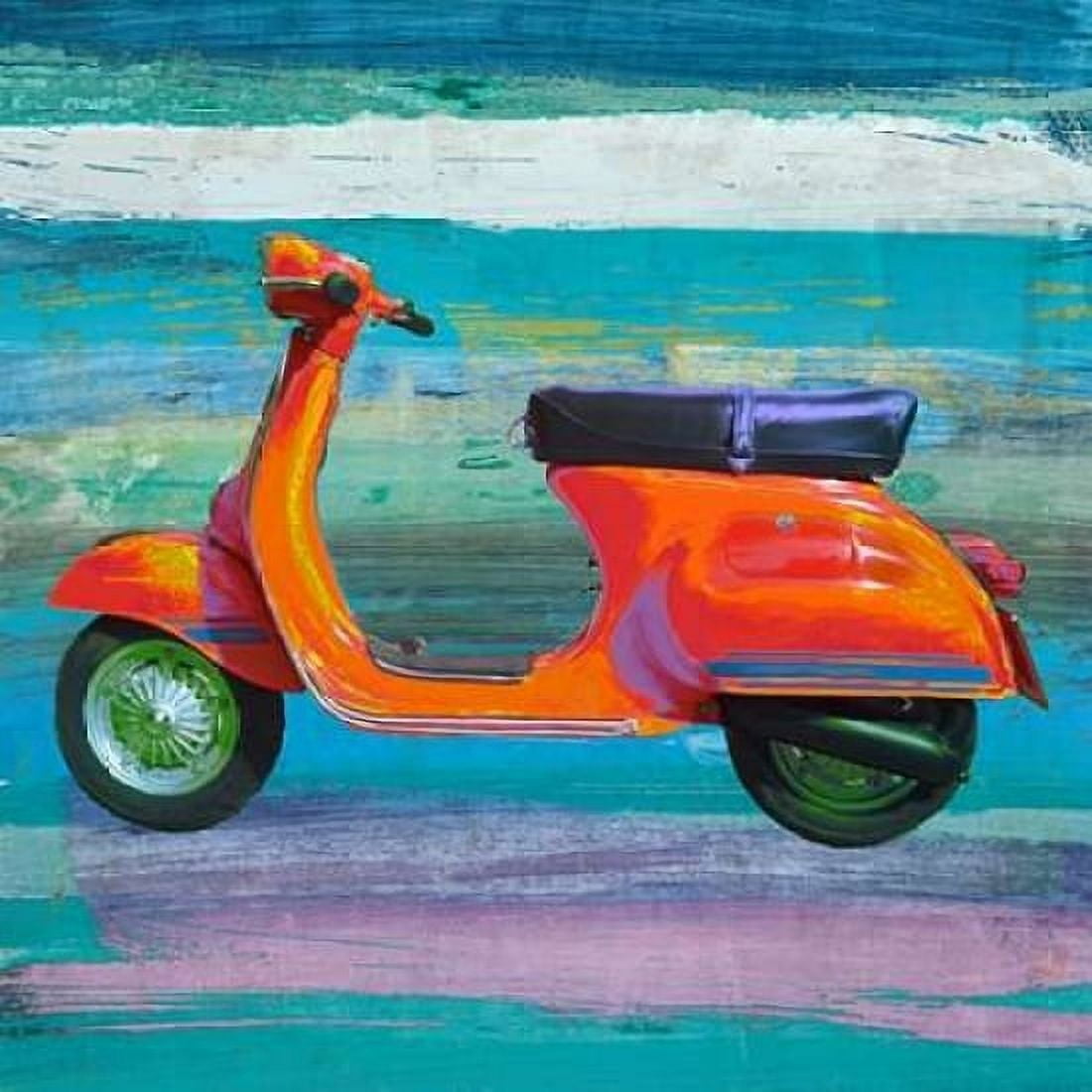 Posterazzi Pop Scooter II Canvas Art - Teo Rizzardi (24 x 24)