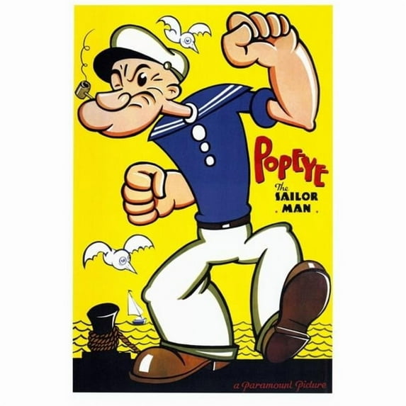 Posterazzi Popeye Movie Poster - 27 x 40 in.