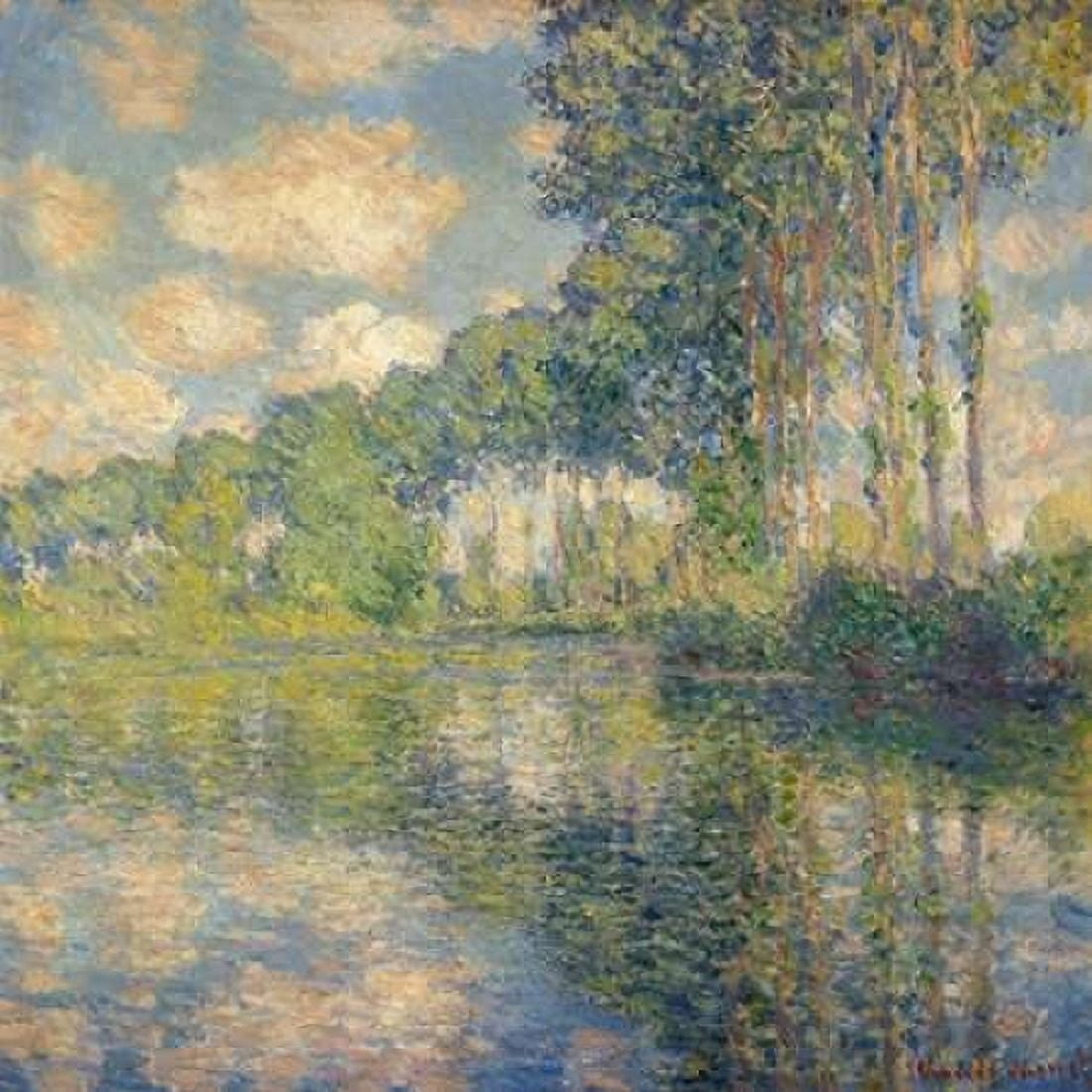 Posterazzi Poplars on the Epte Canvas Art - Claude Monet (24 x 24)
