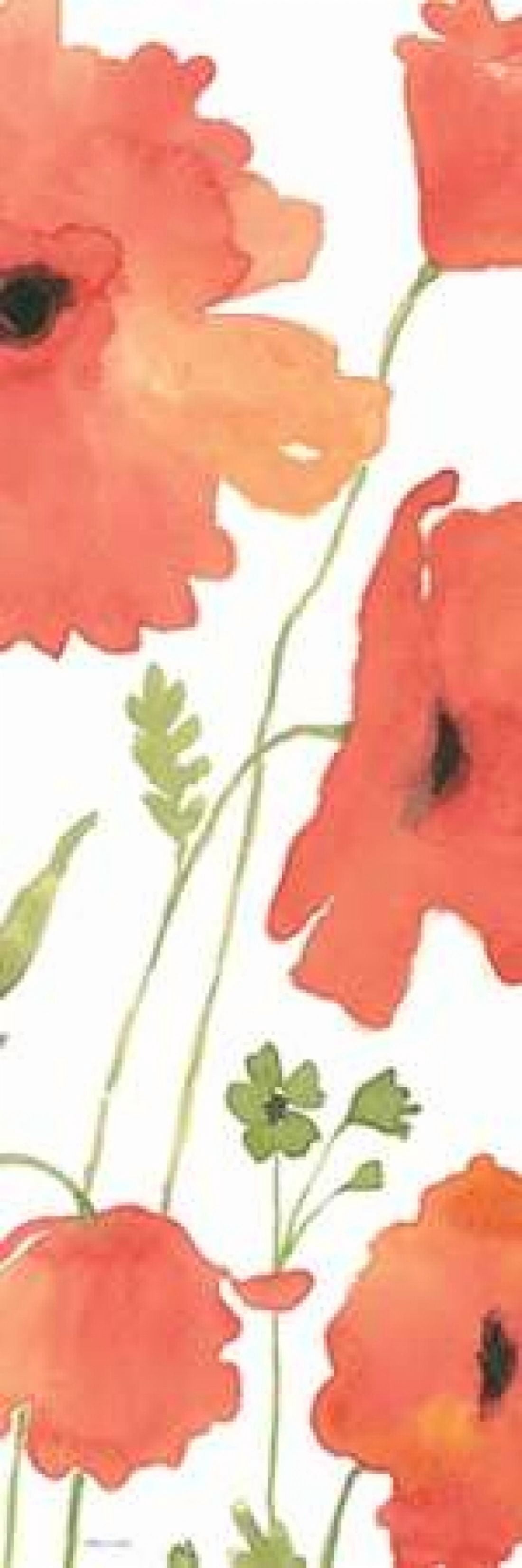 Posterazzi Poppy Field Canvas Art - Stephanie Marrott (12 x 36)