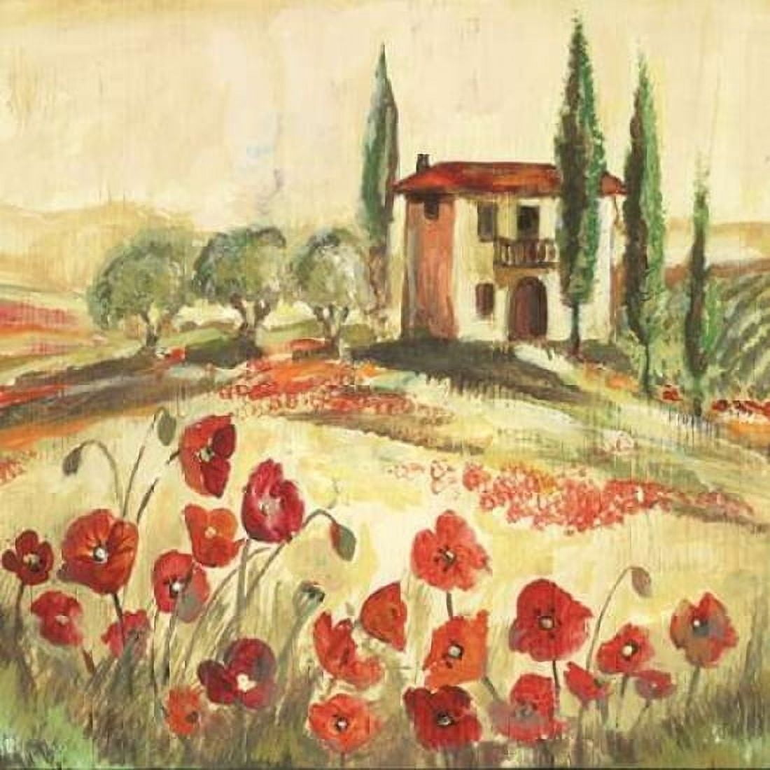 Posterazzi Poppy Field I Canvas Art - Gregory Gorham (24 x 24)
