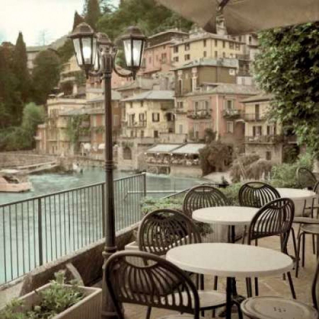 Posterazzi Porto Caffe Italy Canvas Art - Alan Blaustein (24 x 24)