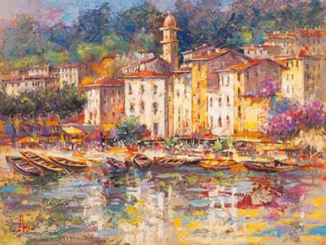 Posterazzi Portofino Canvas Art - Luigi Florio (22 x 28)