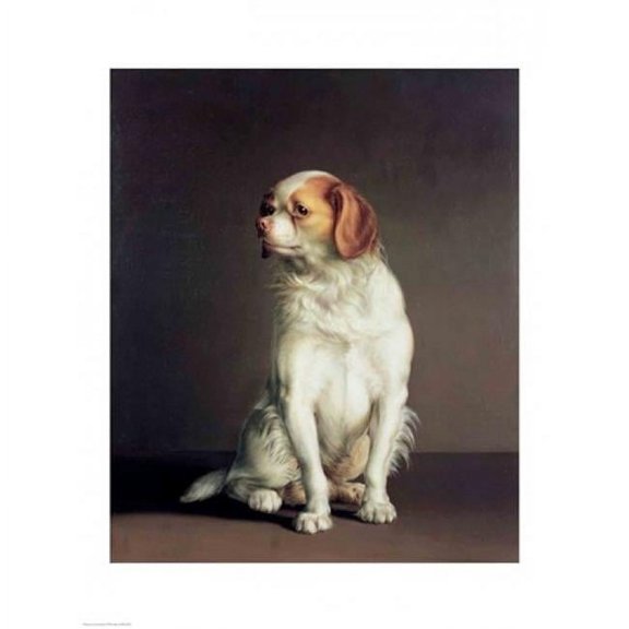 Posterazzi Portrait of A King Charles Spaniel Poster Print by Louis-Leopold Boilly - 24 x 36 in. - Large