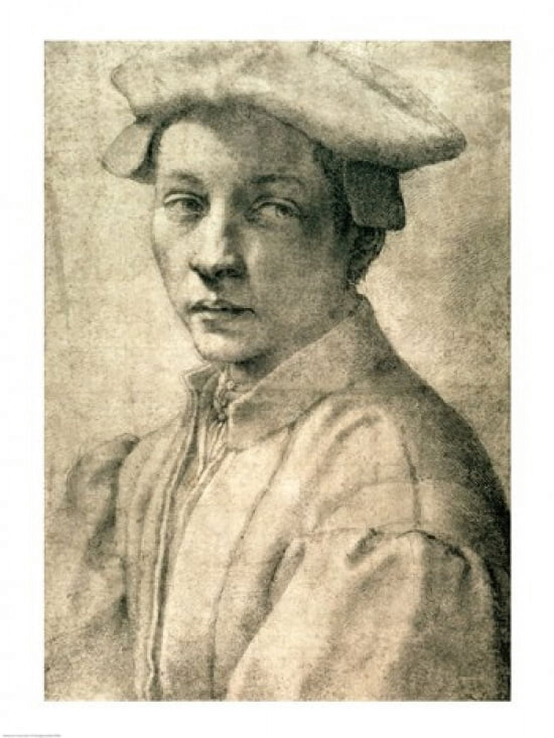 Posterazzi Portrait of Andrea Quaratesi c1532 Canvas Art - Michelangelo Buonarroti (24 x 36)