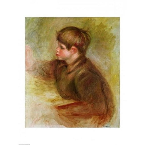 Posterazzi Portrait of Coco Painting C.1910-12 Poster Print by Pierre-Auguste Renoir - 24 x 36 in. - Large