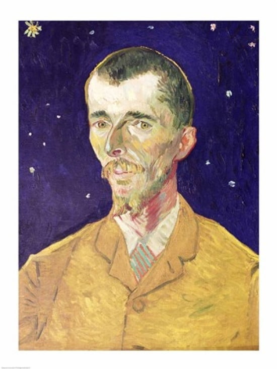 Posterazzi Portrait of Eugene Boch Canvas Art - Vincent Van Gogh (24 x 36)