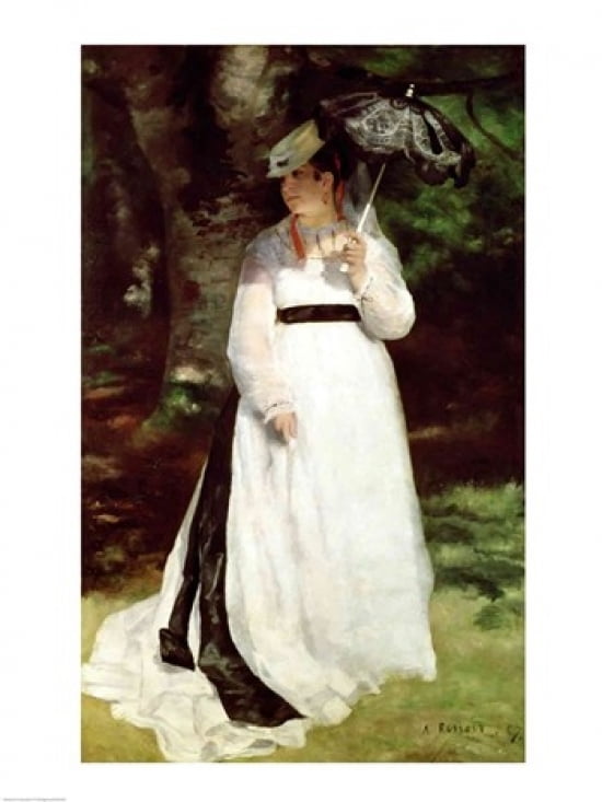 Posterazzi Portrait of Lise 1867 Canvas Art - Pierre-Auguste Renoir (24 x 36)