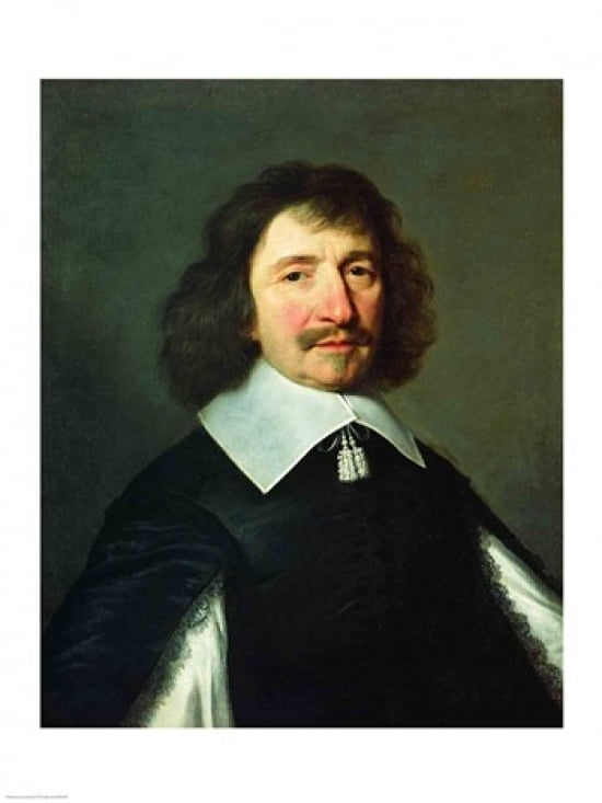Posterazzi Portrait of Vincent Voiture Canvas Art - Philippe De Champaigne (24 x 36)