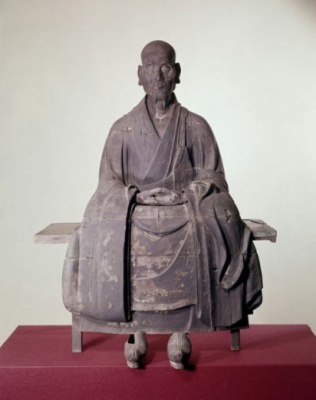 Posterazzi Portrait of Zen Master Hotto Kokushi (Known as Kakushin) ca 1286 Asian Art Wood Cleveland Museum of Art Ohio Canvas Art - (24 x 36)