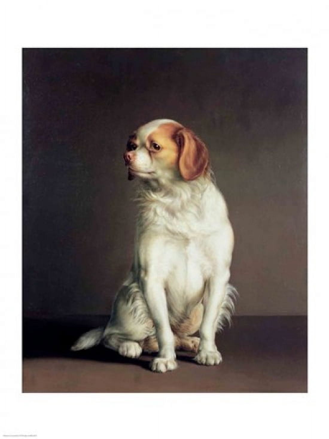 Posterazzi Portrait of a King Charles Spaniel Canvas Art - Louis-Leopold Boilly (24 x 36)