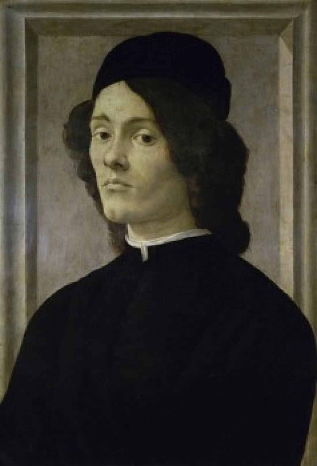 Posterazzi Portrait of a Man Late 15th C Sandro Botticelli (1444-1510Italian) Musee du Louvre Paris Canvas Art - Sandro Botticelli (24 x 36)