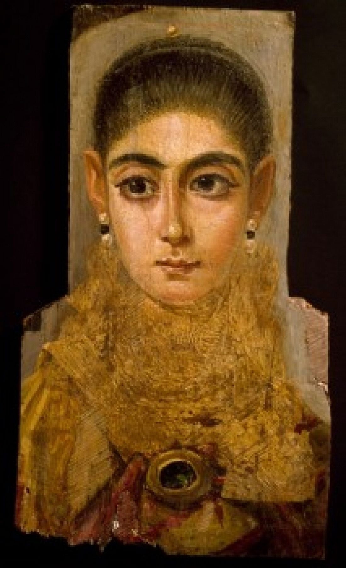 Posterazzi Portrait of a Woman France Paris Musee du Louvre Canvas Art - (24 x 36)