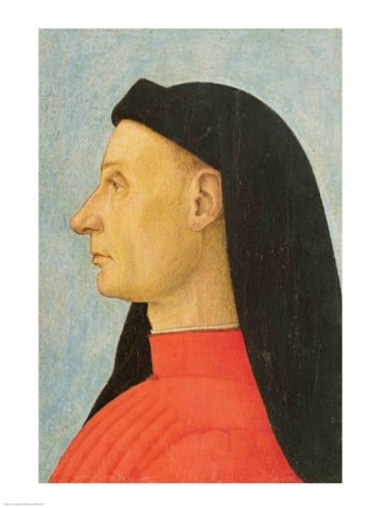 Posterazzi Portrait of a Young Man Canvas Art - Giovanni Bellini (24 x 36)