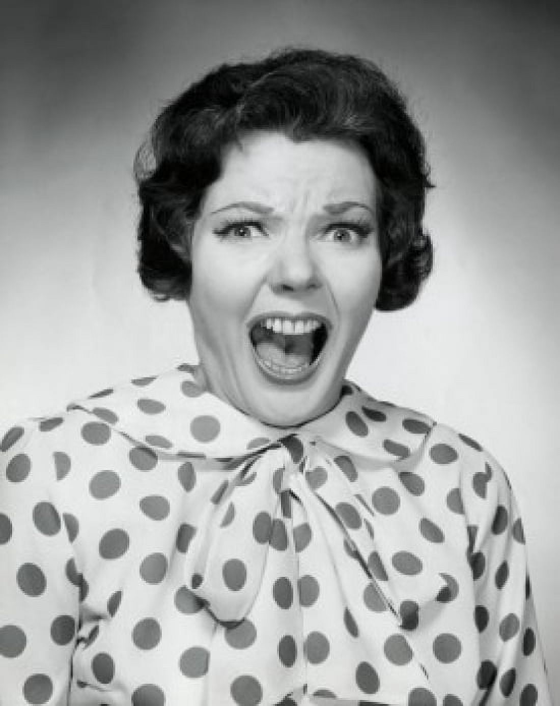 Posterazzi Portrait of a mid adult woman shouting Canvas Art - (24 x 36)