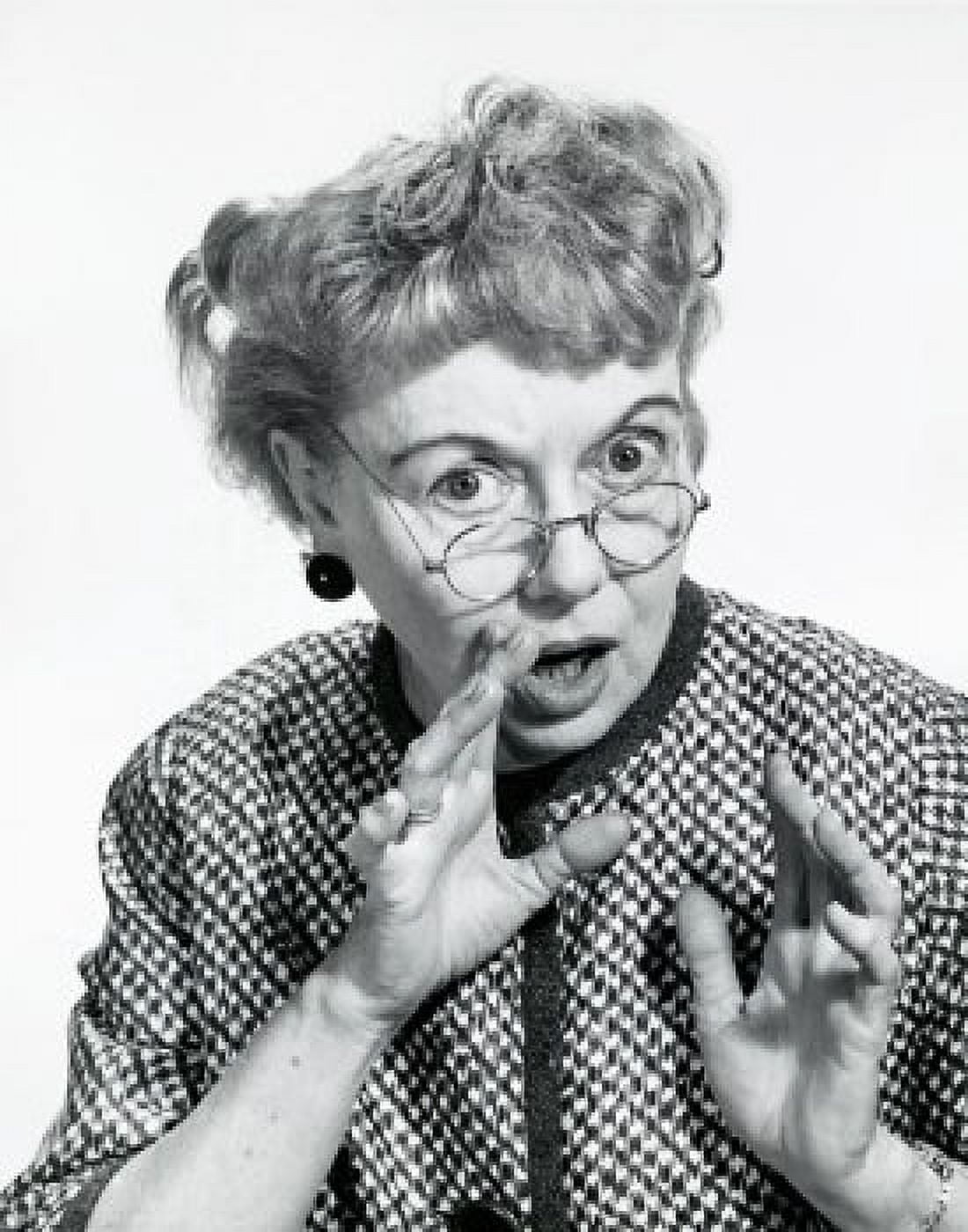 Posterazzi Portrait of a senior woman looking surprised Canvas Art - (24 x 36)