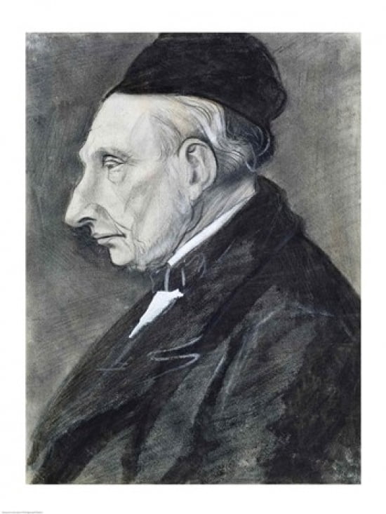 Posterazzi Portrait of the Artists Grandfather 1881 Canvas Art - Vincent Van Gogh (24 x 36)