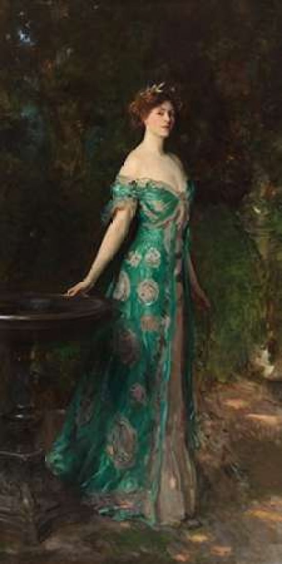 Posterazzi Portrait of the Duchess of Sutherland Canvas Art - John Singer Sargent (10 x 20)