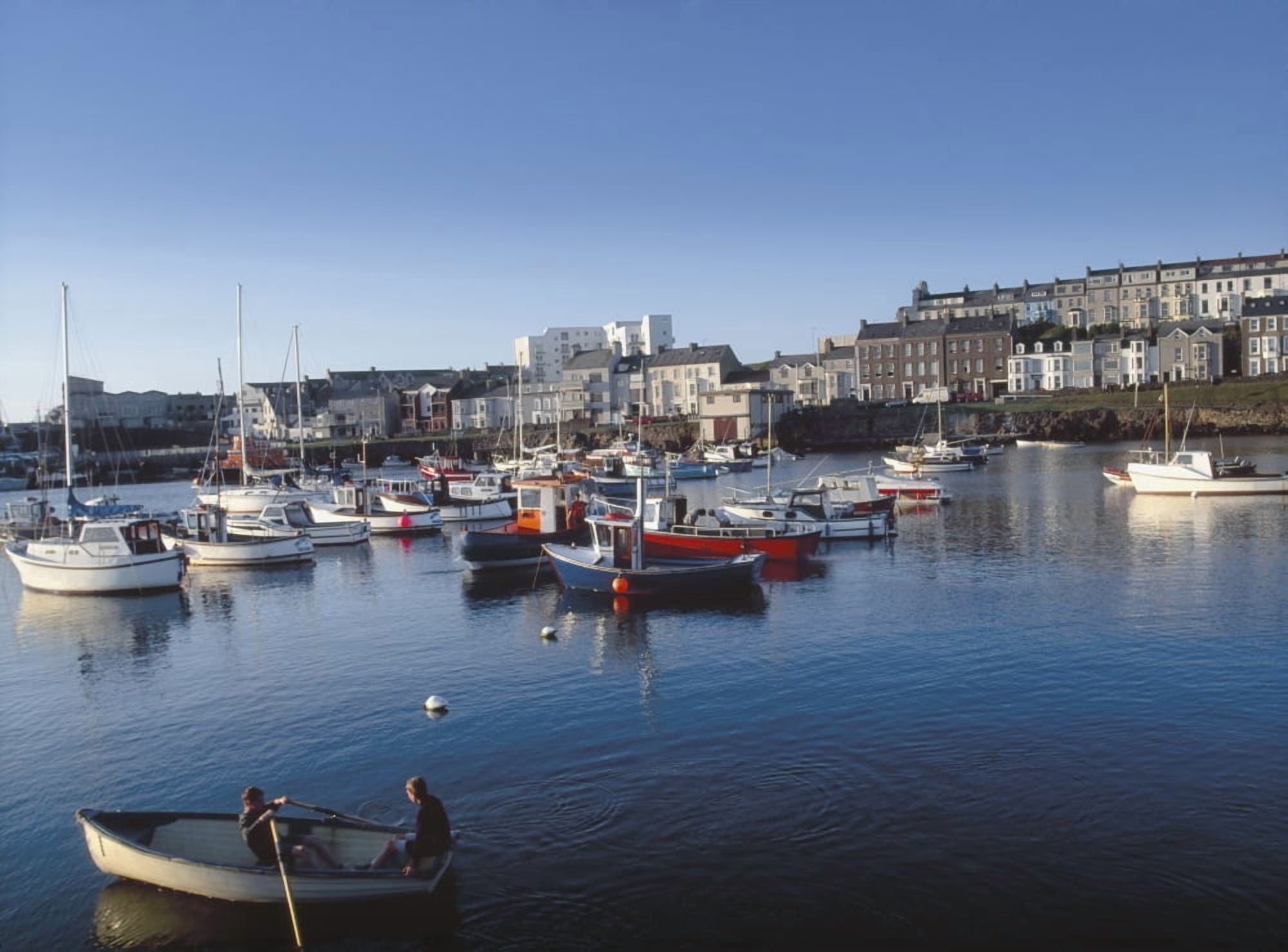 Posterazzi Portrush Harbour Co Antrim Ireland Canvas Art - The Irish Image Collection Design Pics (34 x 26)