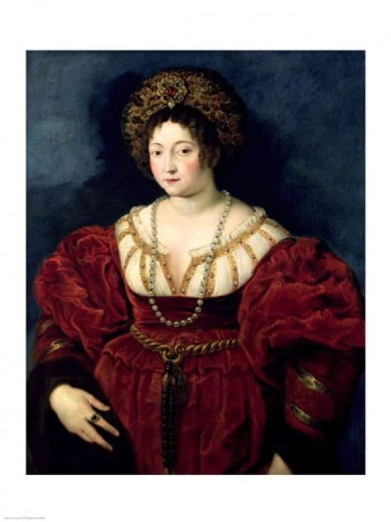 Posterazzi Posthumous portrait of Isabella dEste Canvas Art - Peter Paul Rubens (24 x 36)