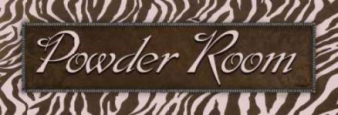 Posterazzi Powder Room Canvas Art - Todd Williams (12 x 36)